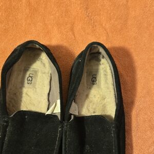 UGG Men's Black Suede Slippers Size 12